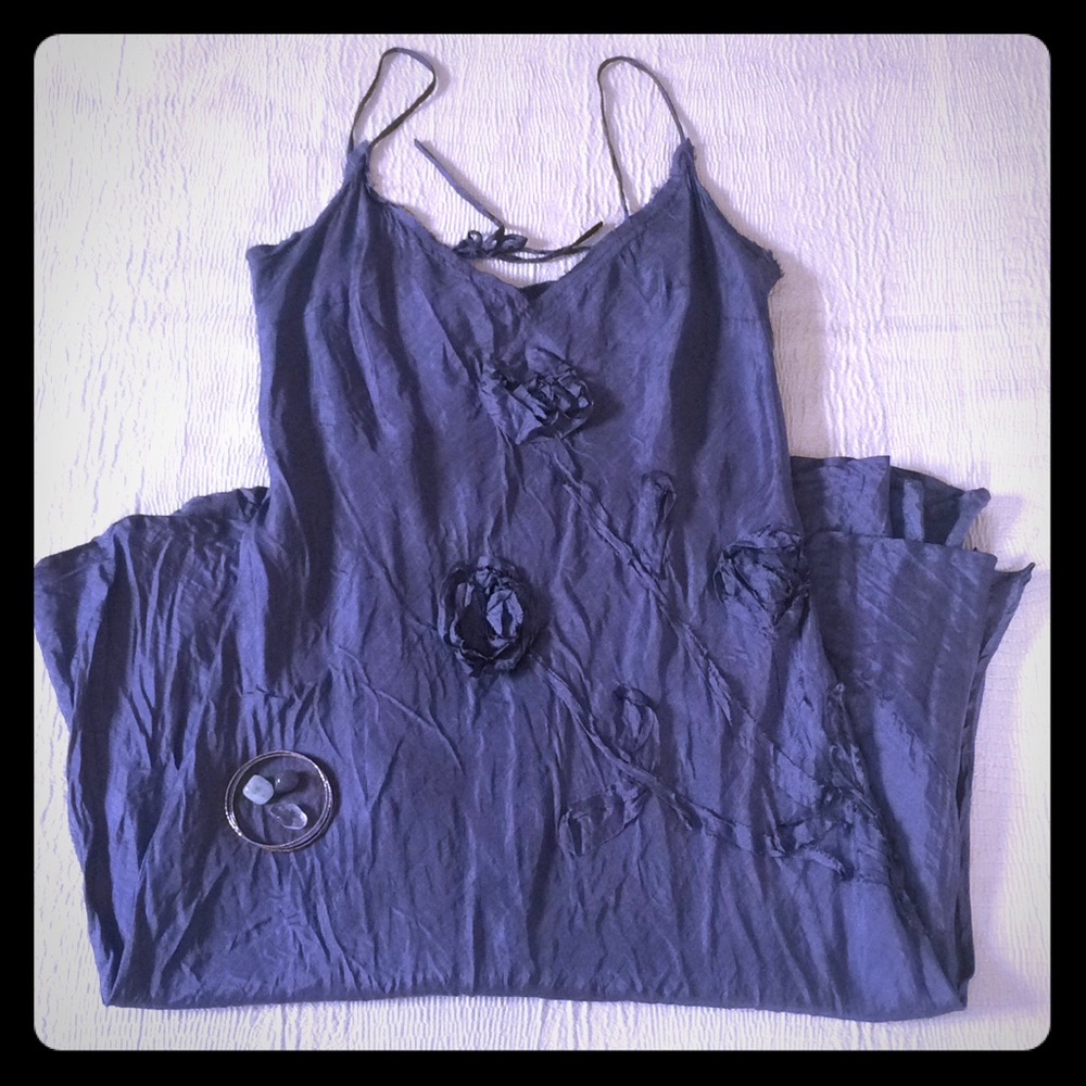 100% silk slip dress